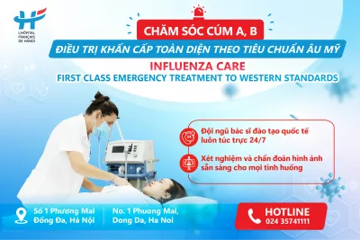 BỆNH CÚM - ĐIỀU TRỊ TRONG TÌNH HUỐNG KHẨN CẤP TOÀN DIỆN THEO TIÊU CHUẨN ÂU MỸ
